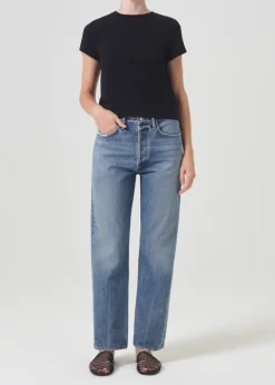 Fashion - Adine Shrunken Tee - Black Crop Tops
