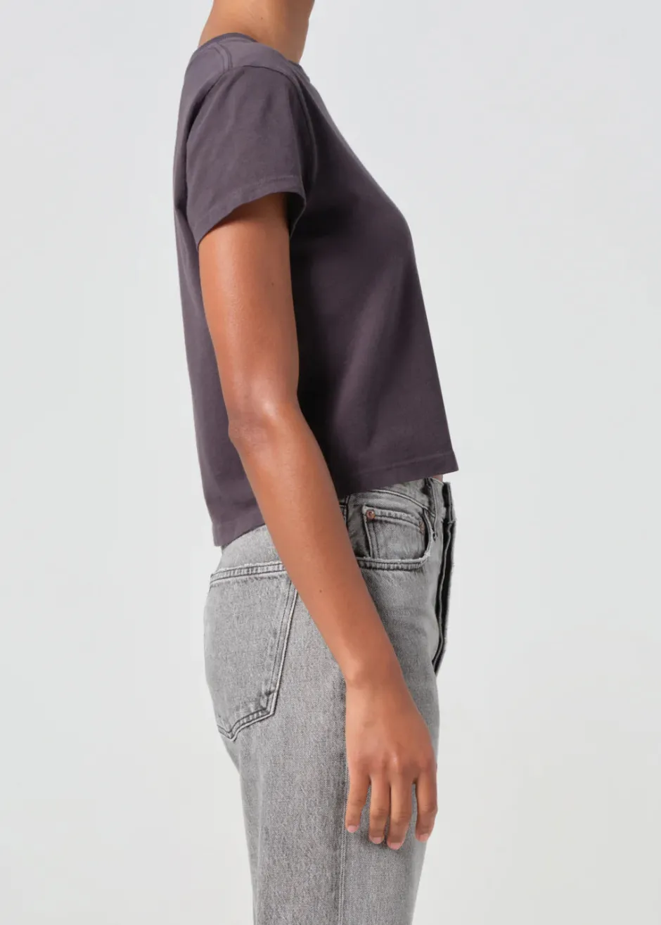 Fashion - Adine Shrunken Tee - Shade Crop Tops