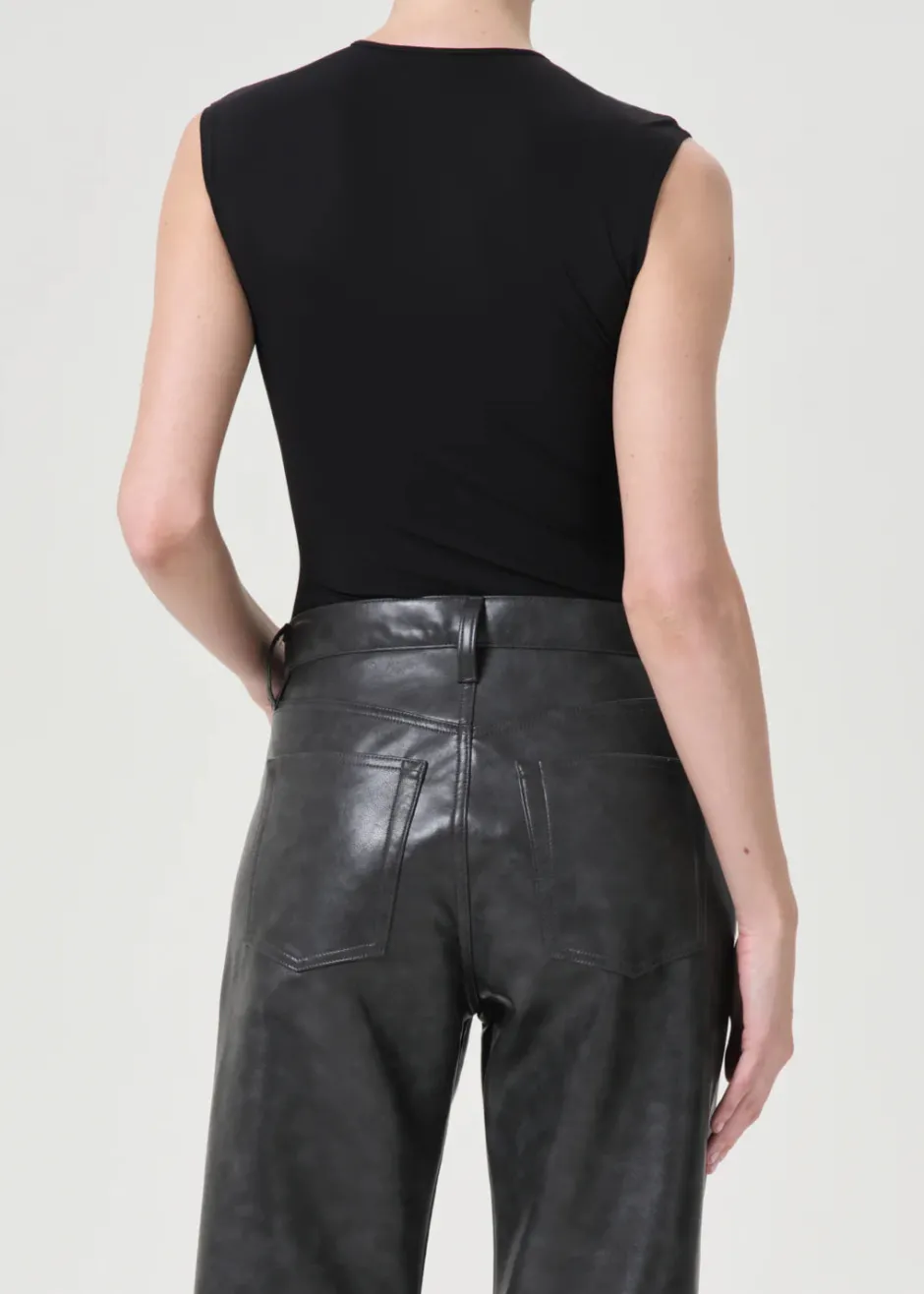 New - Aura Sleeveless Bodysuit - Black Crop Tops | Bodysuits