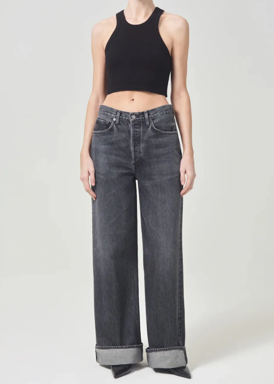 New - Bailey Tank - Black Crop Tops