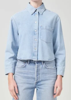 New - Dagmar Shirt - Past Crop Tops