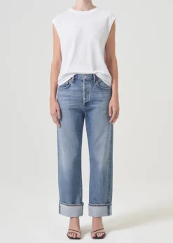 Outlet - Fran Low Slung Straight Jean - Intervention Straight | Denim