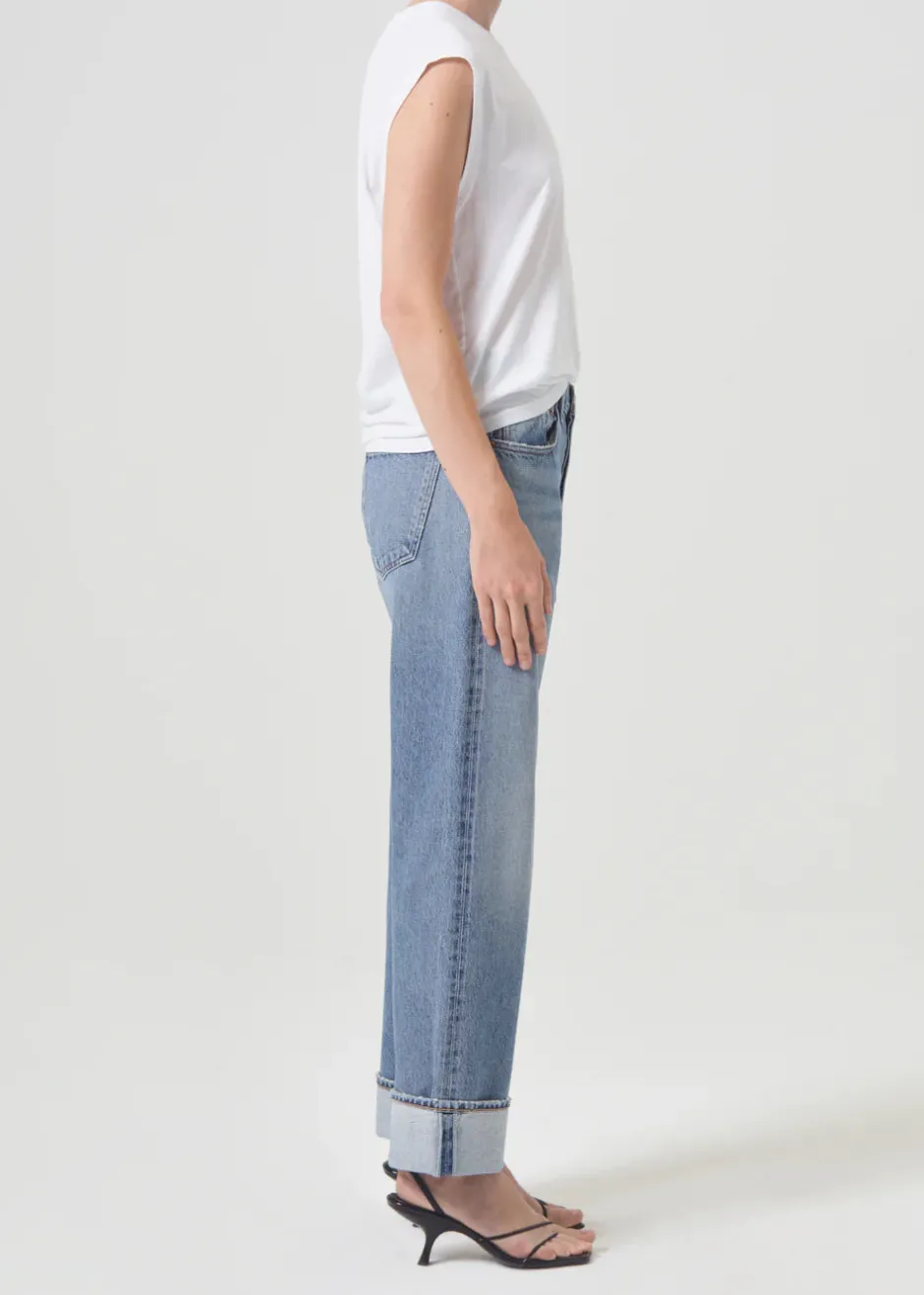 Outlet - Fran Low Slung Straight Jean - Intervention Straight | Denim