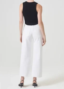 Hot - Harper Crop Jean - Sour Cream Flare | Crop