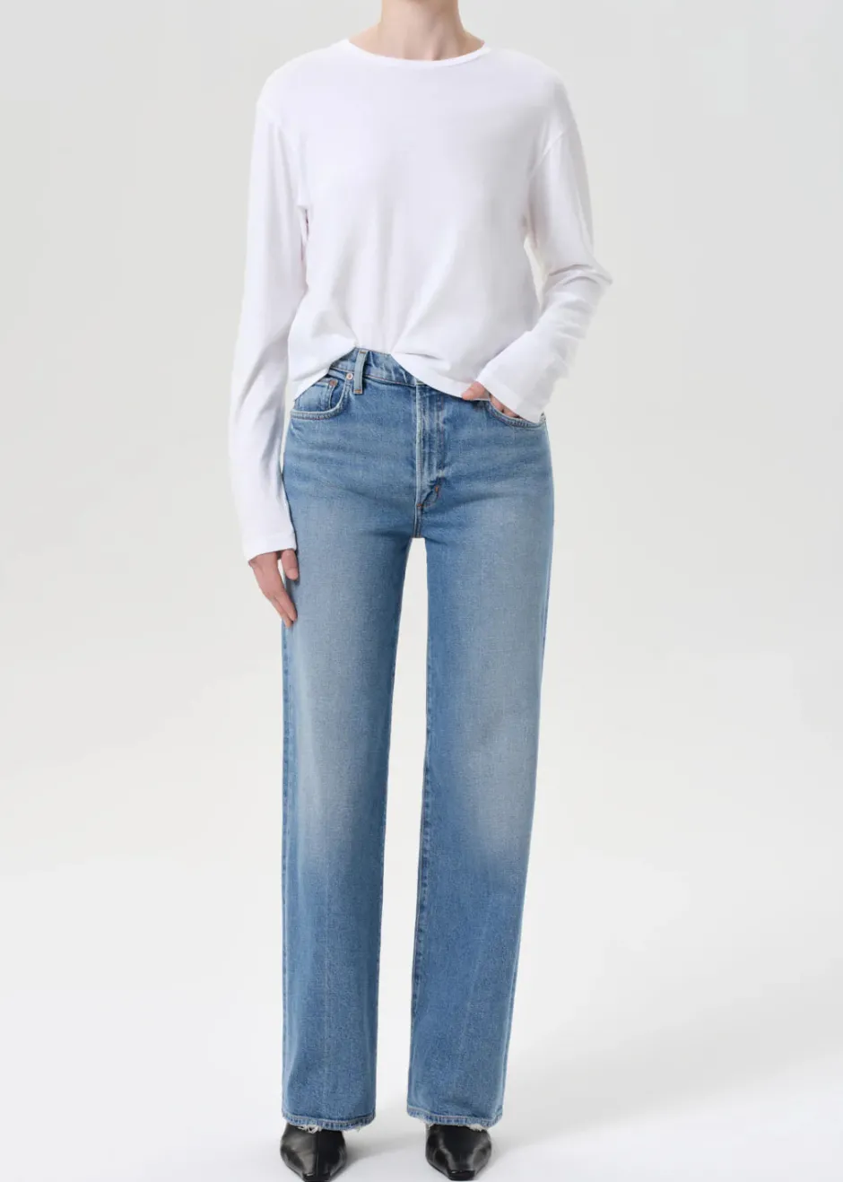 Online - Harper Straight Jean (Stretch) - Forum Denim | All Denim