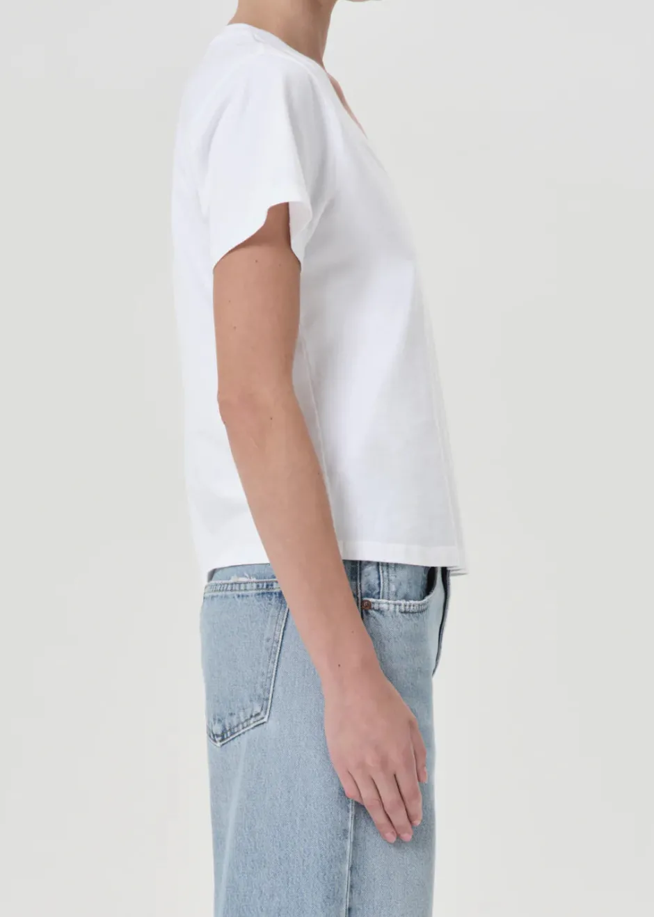 Sale - Jones T-Shirt - White Crop Tops