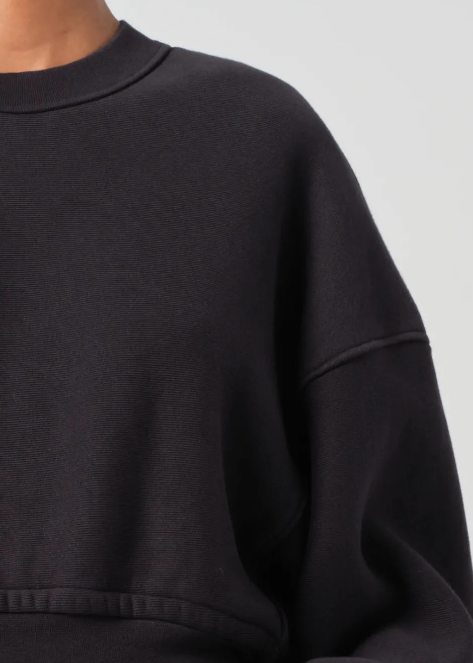 Hot - Kit Sweatshirt - Washed Black Sweaters & Knits
