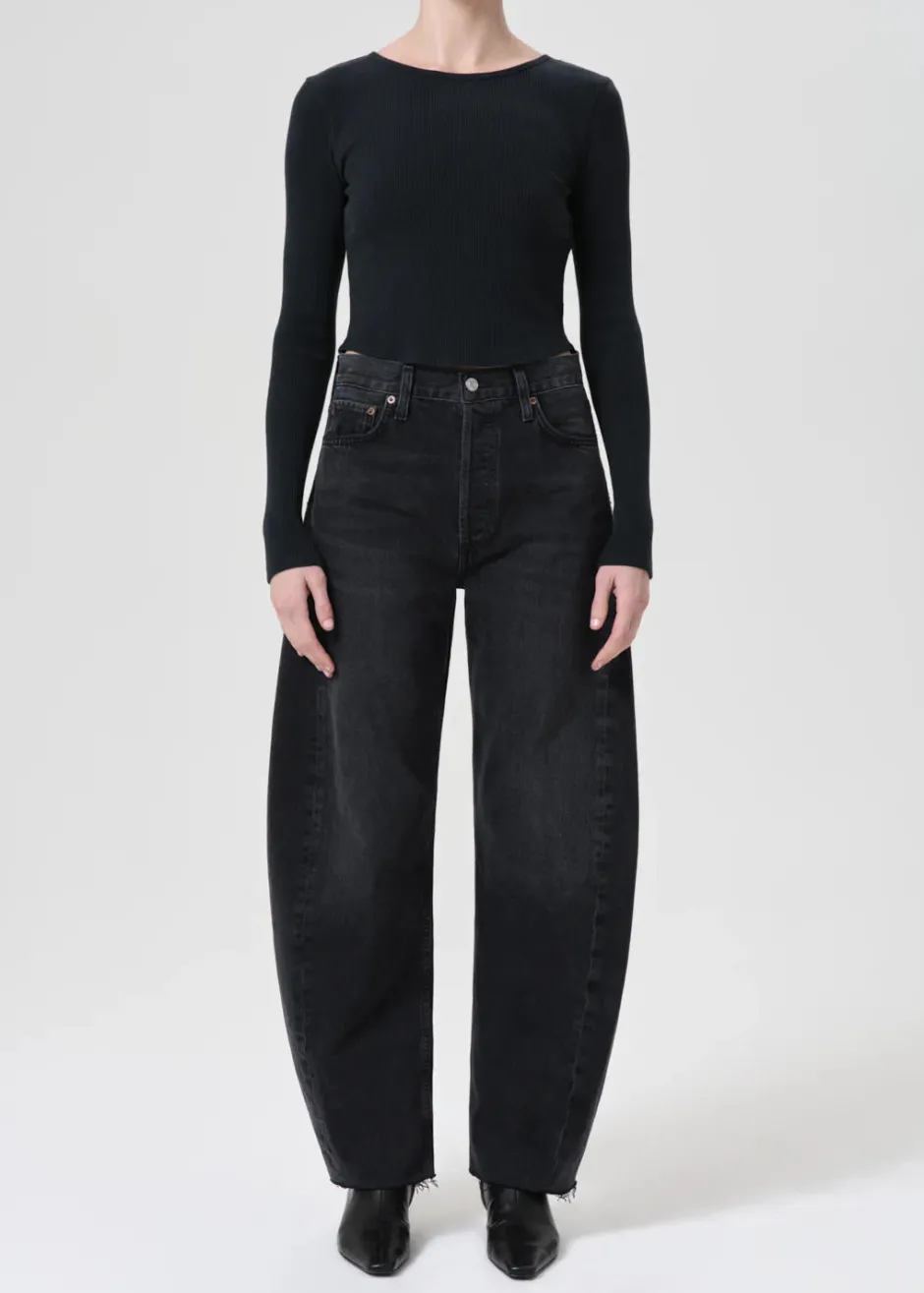 Outlet - Luna High Rise Pieced Taper - Posses High-Rise | Denim