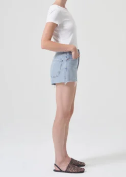 Sale - Mila Vintage High Rise Short - Hazard Shorts | Denim