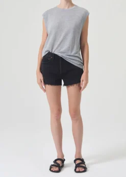 Clearance - Parker Vintage Cut Off Short - Record Shorts | Shorts