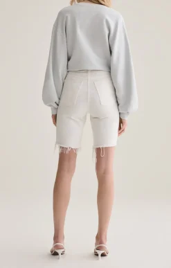 Clearance - Pinch Waist Ultra High Rise Short - Cumulus Denim | All Denim