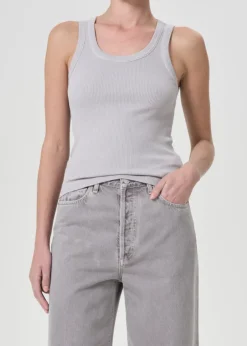 New - Poppy Tank - Flake Crop Tops