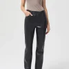 Online - Recycled Leather Criss Cross Straight - Detox Denim | All Denim