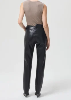 Online - Recycled Leather Criss Cross Straight - Detox Denim | All Denim