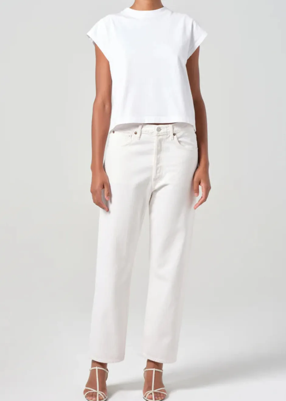 Best - 90's Crop Mid Rise Straight - Fortune Cookie Denim | All Denim