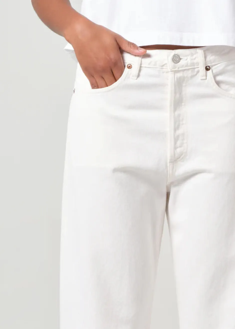 Best - 90's Crop Mid Rise Straight - Fortune Cookie Denim | All Denim
