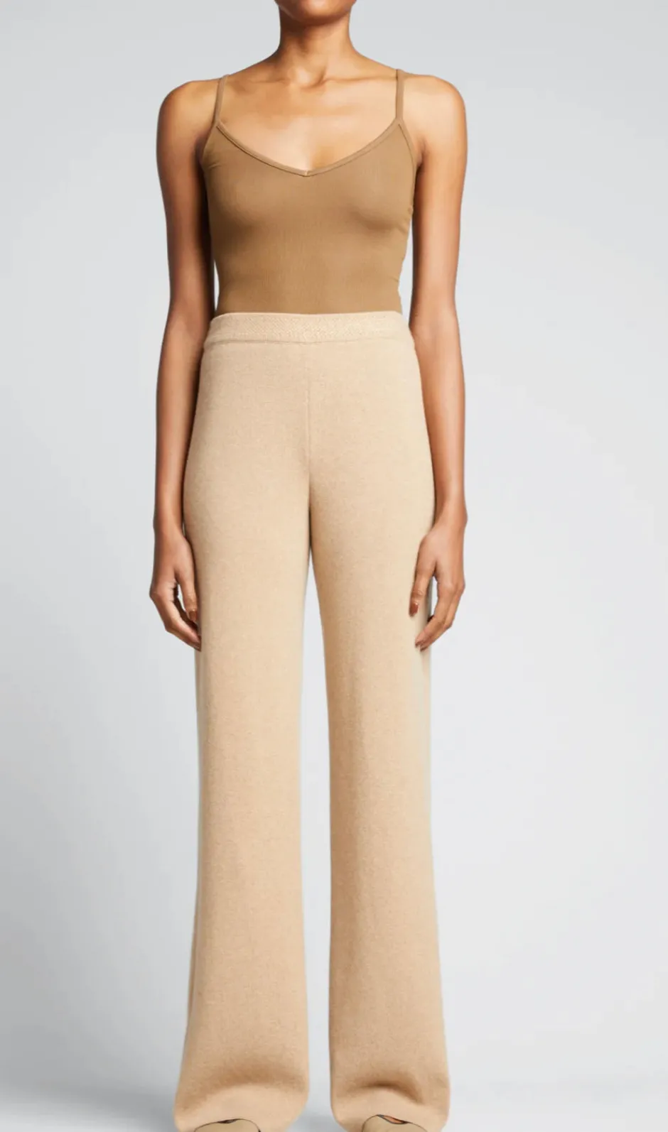 Sale - Spaghetti V Strap Bodysuit - Toffee Bodysuits