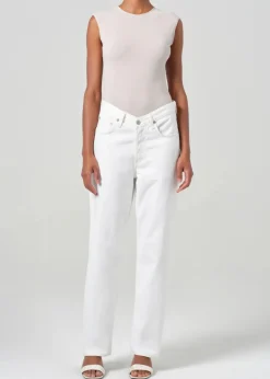 Discount - V-Waist Baggy - Milkshake Denim | All Denim