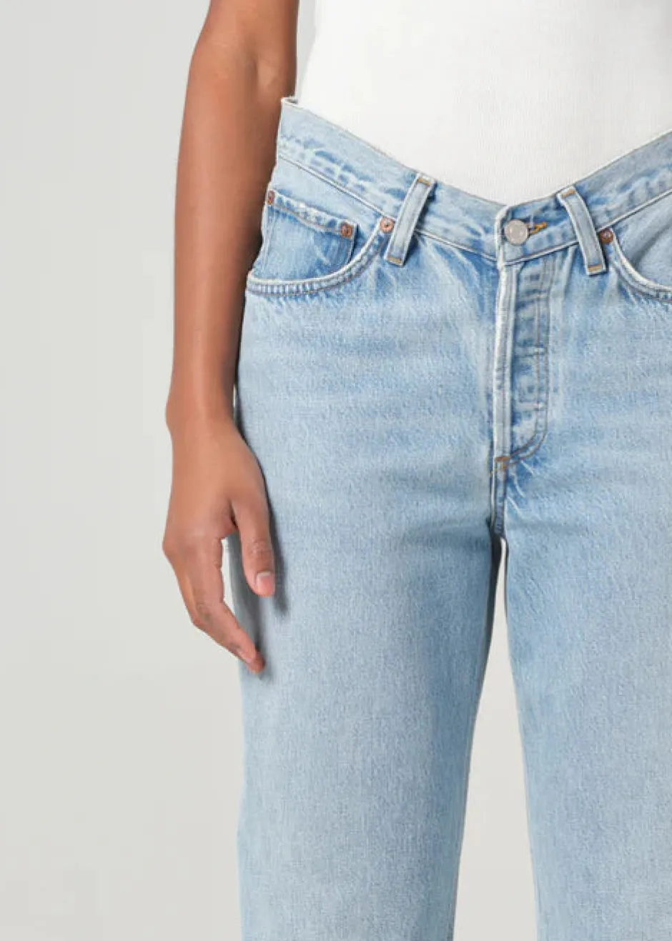 Online - V-Waist Kelly Jean - Replica High-Rise | Denim
