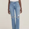 Sale - WILDER JEAN MID RISE COMFORT STRAIGHT - WHIPLASH Denim | All Denim