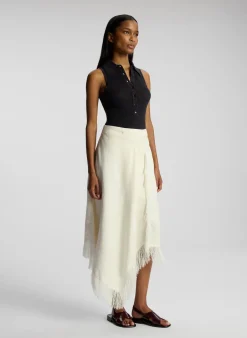 Fashion - Amelie Skirt - Cream Long Skirts