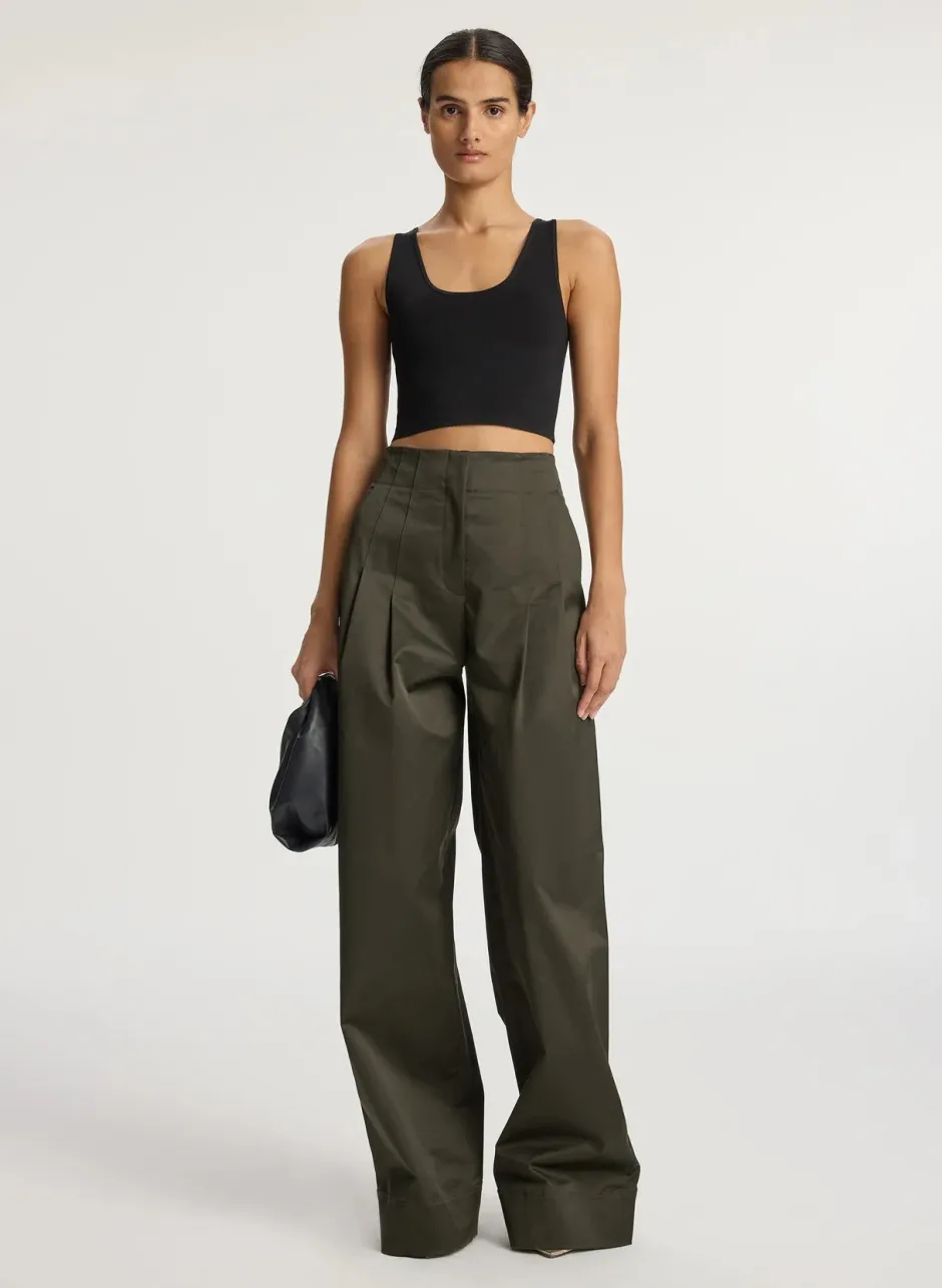 Fashion - Cleo Knit Top - Black Crop Tops