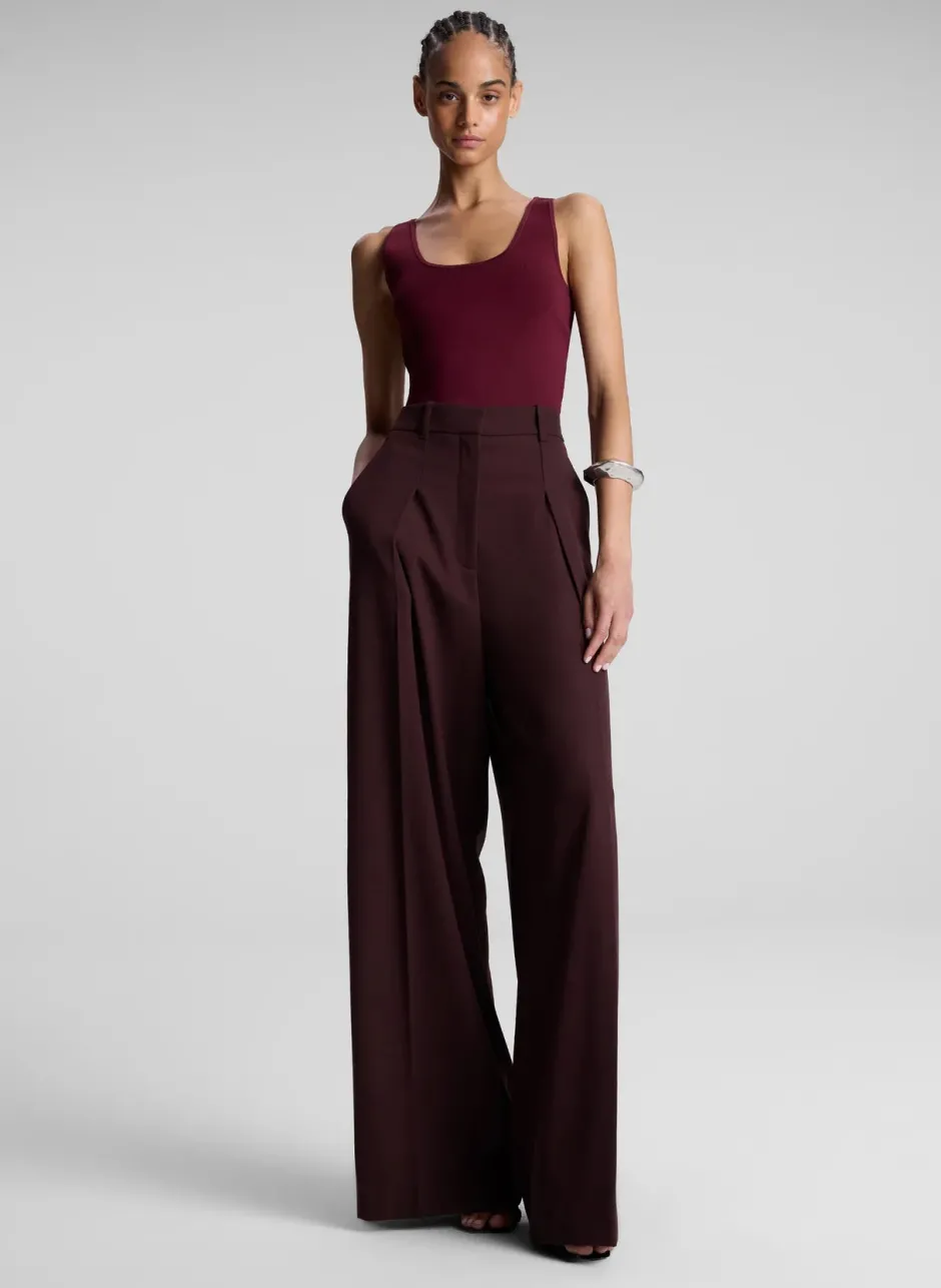 Sale - Cleo Knit Top - Mulberry Crop Tops