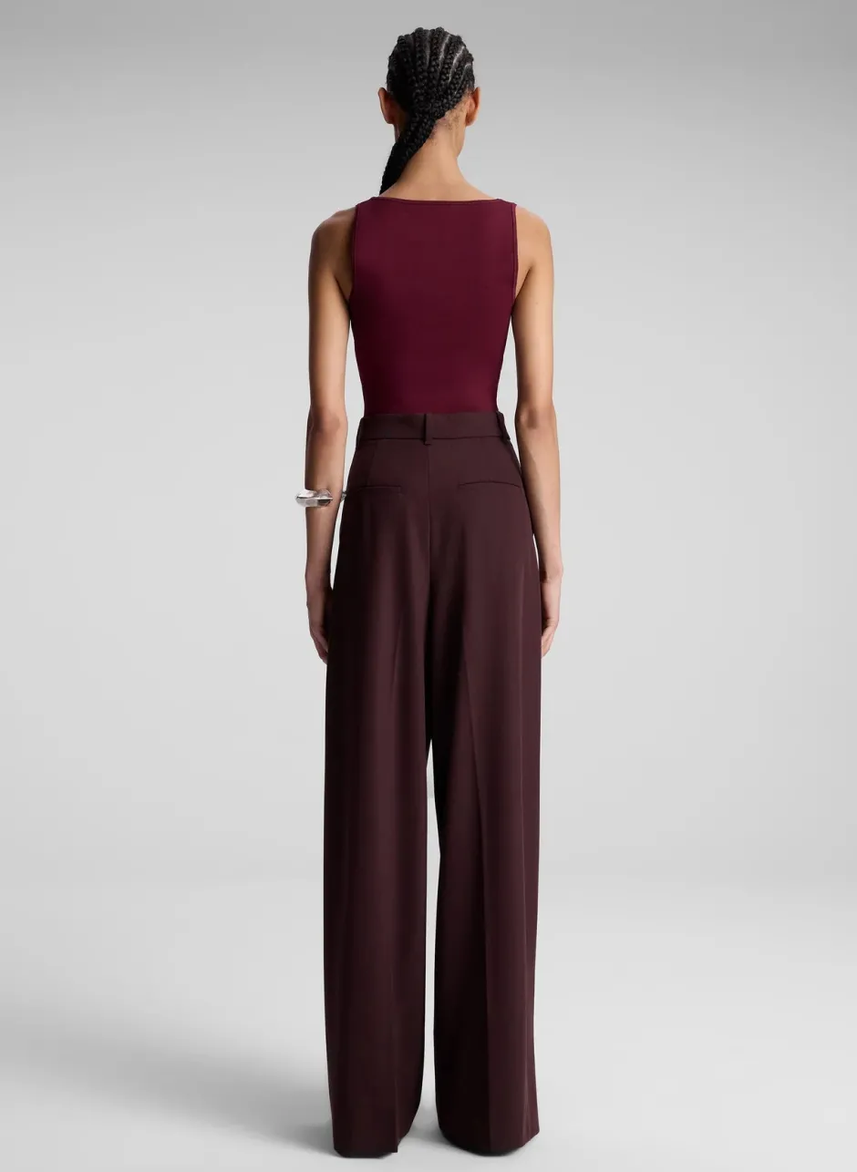 Sale - Cleo Knit Top - Mulberry Crop Tops