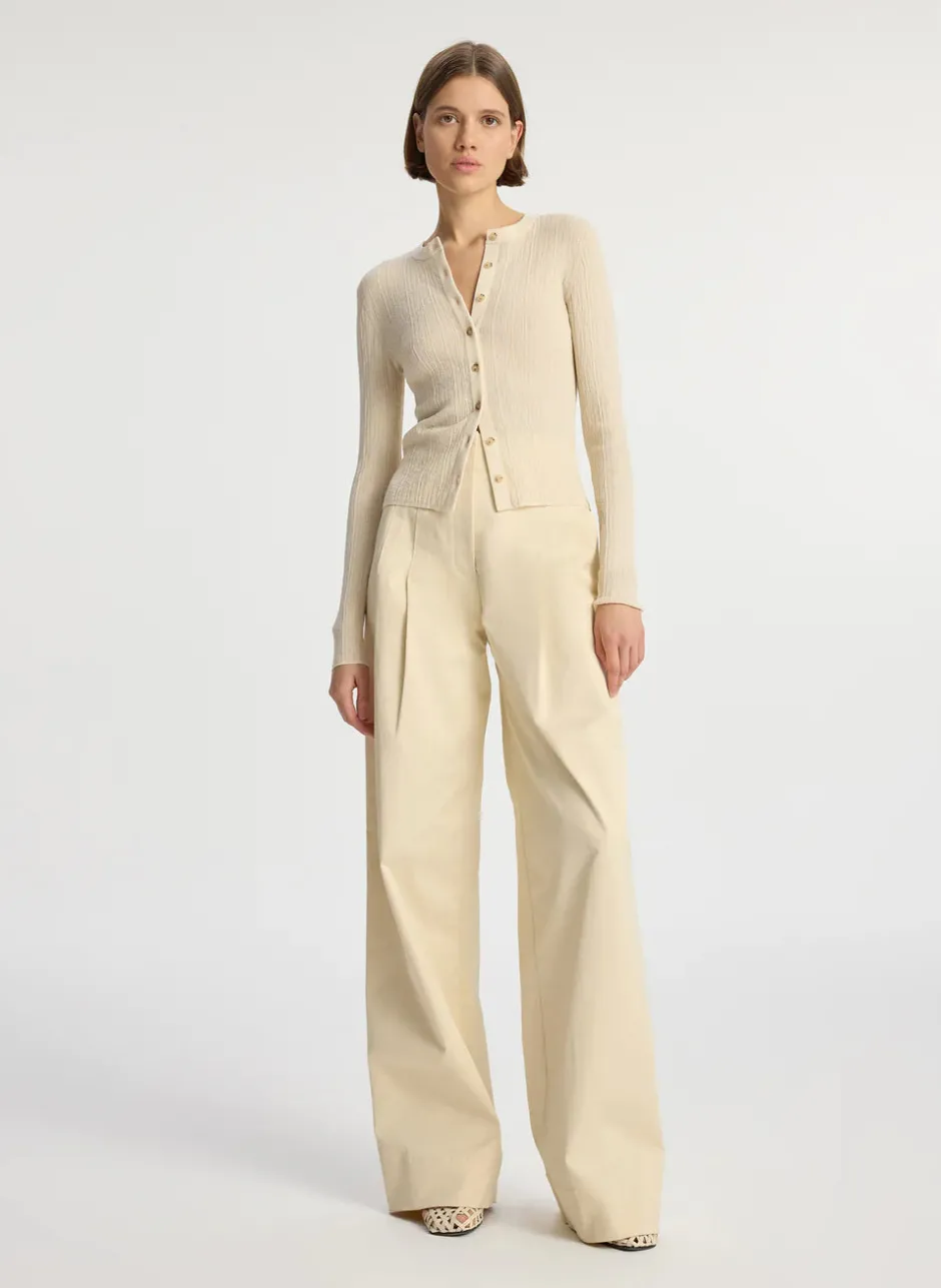 New - Fisher Cardigan - White Sweaters & Knits