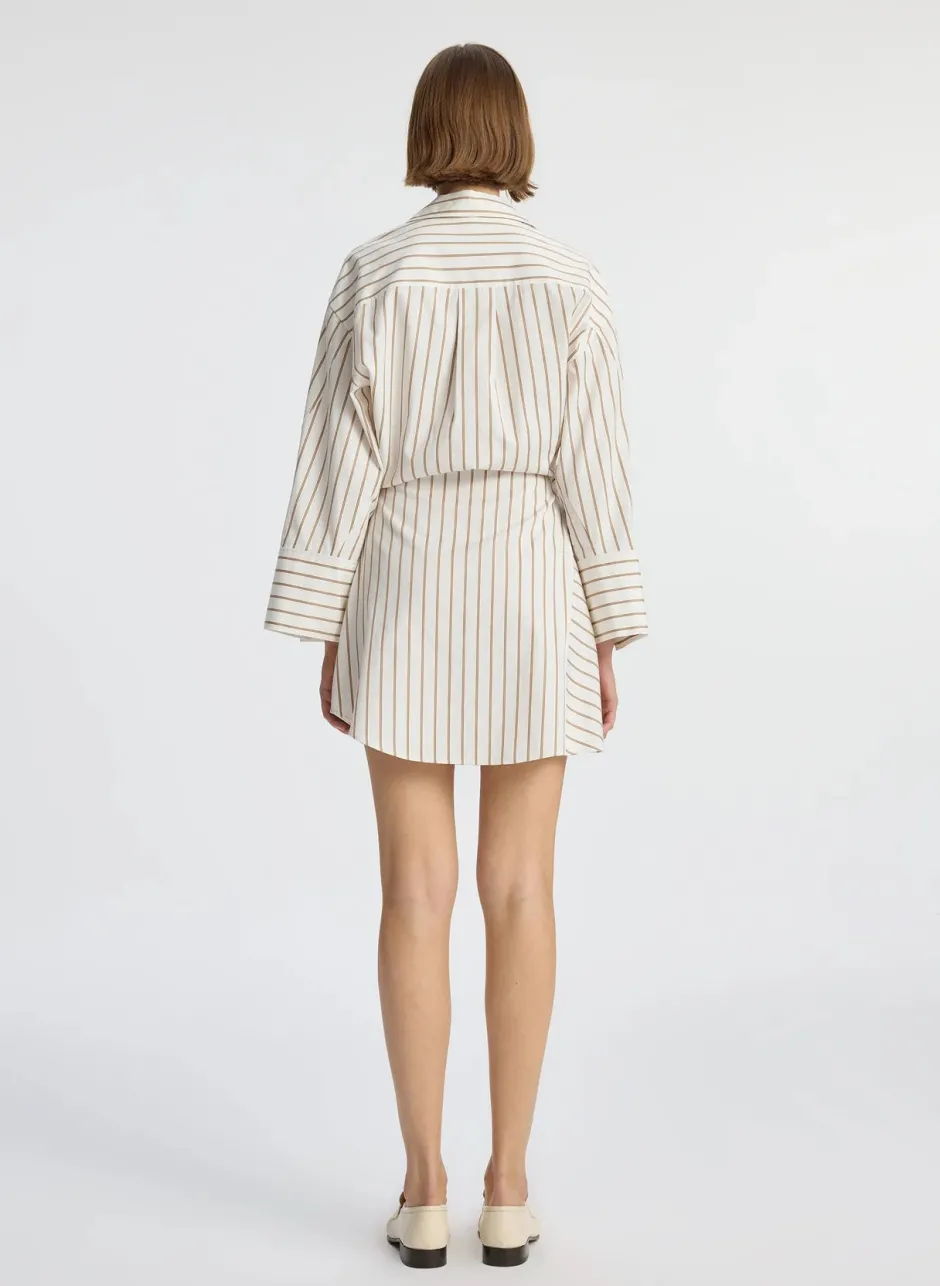 Fashion - Madison ll Wrap Mini Dress - Bone/Lark Dresses | Mini Dresses