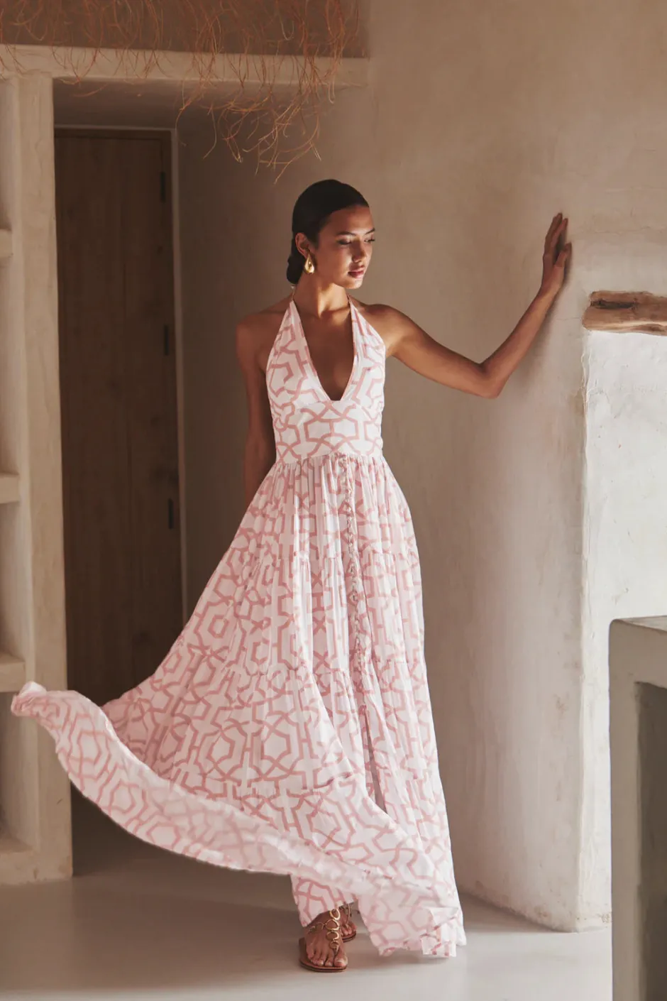 Sale - Celeste Dress - Blush Tile Dresses | Long Dresses