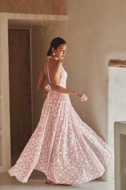 Sale - Celeste Dress - Blush Tile Dresses | Long Dresses
