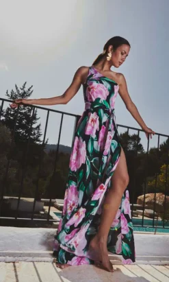 Fashion - Odetta Dress - Winter Floral Dresses | Long Dresses
