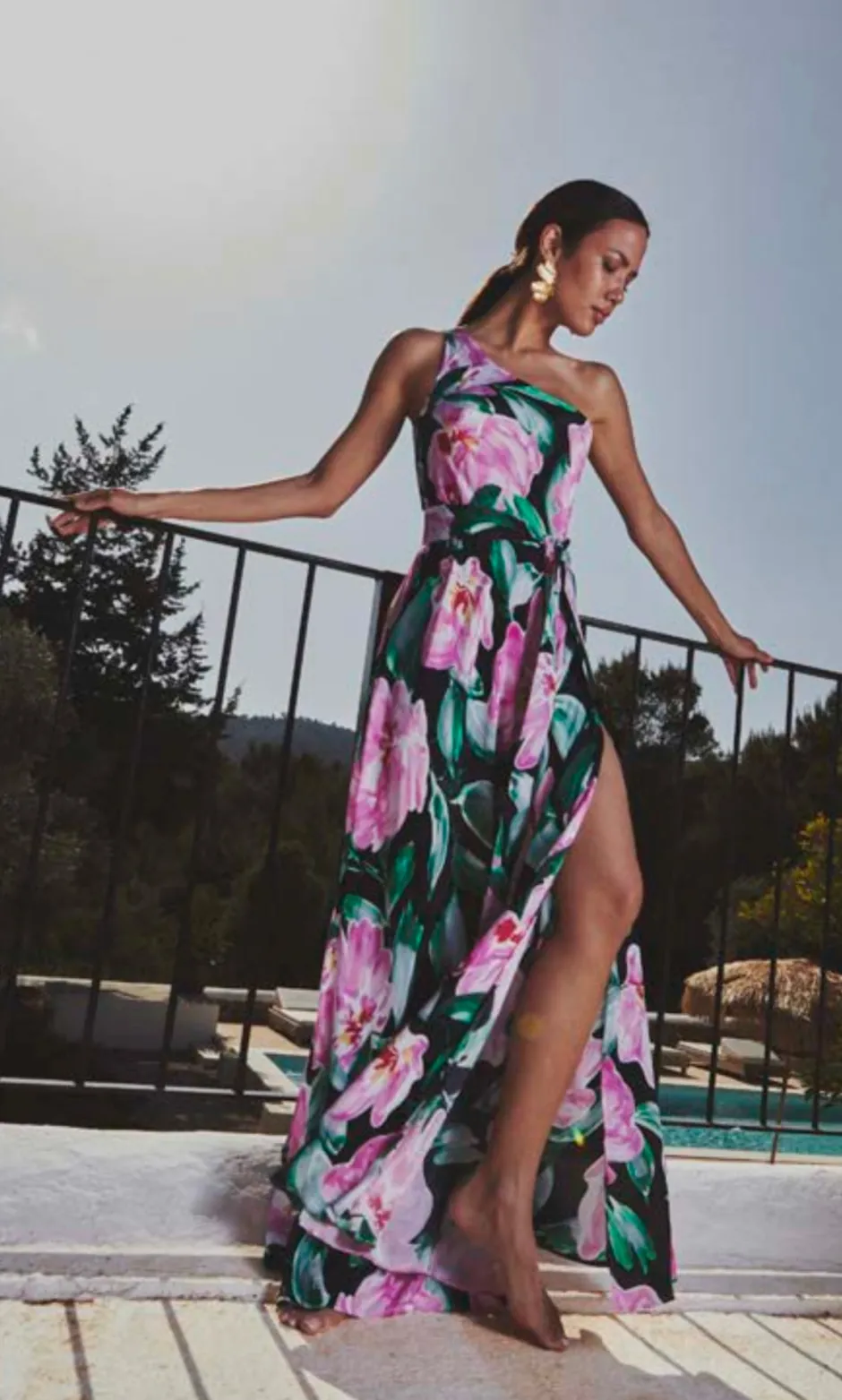 Fashion - Odetta Dress - Winter Floral Dresses | Long Dresses
