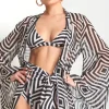 Sale - Sienna Bikini Top - Boxes Print Bikini