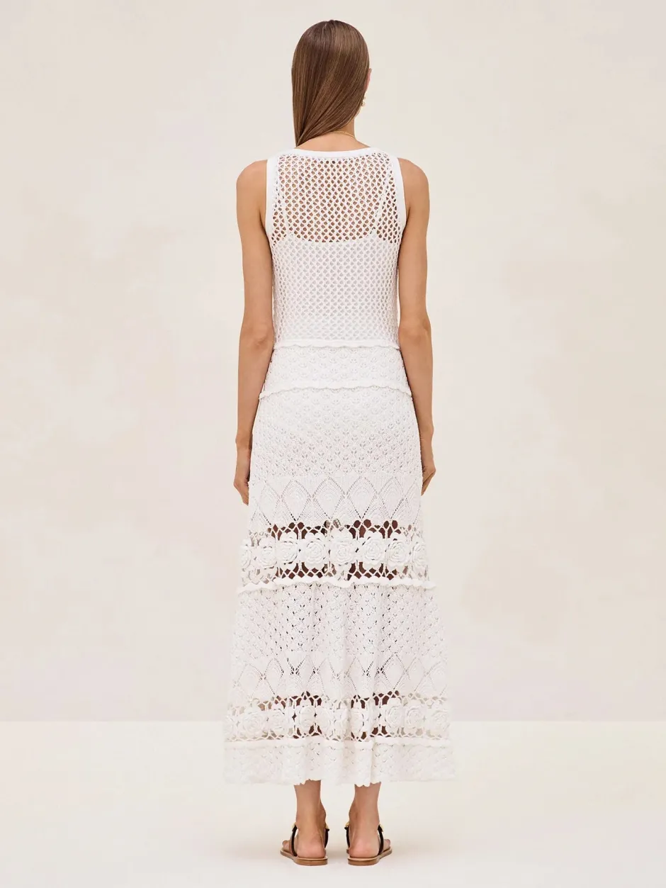 Clearance - Aleala Dress - White Dresses | Midi