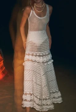 Clearance - Aleala Dress - White Dresses | Midi