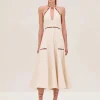 Outlet - Arden Dress - Ivory Midi | Midi Dresses
