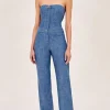 Sale - Breslin Jumpsuit - Chambray Pants Jumpsuits