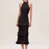 Online - Ines Dress - Black Midi | Midi Dresses