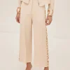 New - Luzon Pants - Ivory/Orange Pants