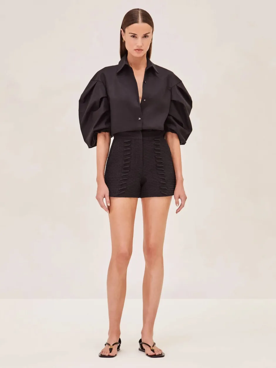 Outlet - Tash Shorts - Black Shorts
