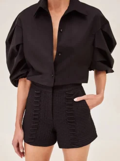 Outlet - Tash Shorts - Black Shorts