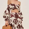 Discount - Trisha Top - Obsidian Brown Crop Tops