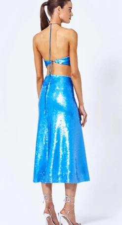 Sale - Verene Skirt - Azure Long Skirts