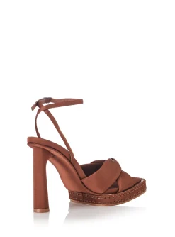 Best - Gipsy Heel - Tan Satin Shoes