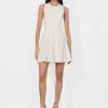 Clearance - Adley Drop Waist Mini Dress - Off White Mini Dresses | Dresses