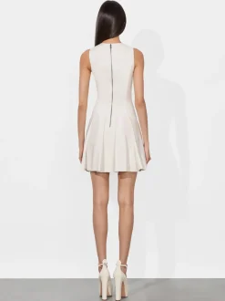 Clearance - Adley Drop Waist Mini Dress - Off White Mini Dresses | Dresses