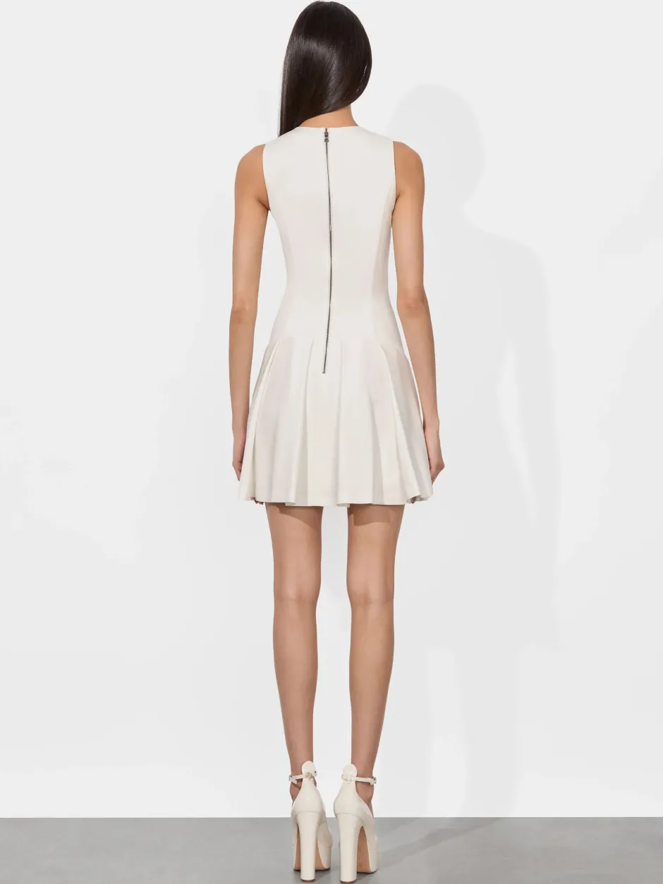 Clearance - Adley Drop Waist Mini Dress - Off White Mini Dresses | Dresses