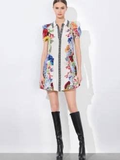 Best - Claire Mini Dress - Garden Brunch Off White Mini Dresses | Dresses